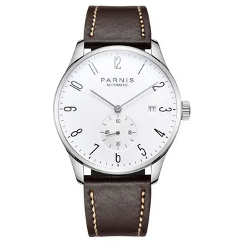 muži módne náramkové hodinky,pánske automatické hodinky PARNIS muž, mechanické náramkové hodinky vodotesné hodiny sapphire relogio luxusné značky