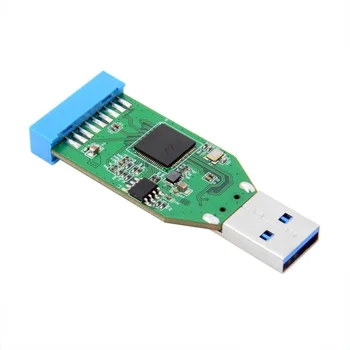 Jeden Port USB 3.0 Typ mužmi 20-Pinový Konektor Samica Hub Adaptér základná Doska Socket 20-Pin Na HUB