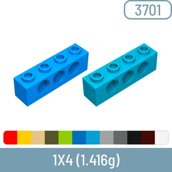 50 Ks / Veľa DIY Stavebné Bloky, 1x4 Otvor Tehly Veľkosti Kompatibilné S 3701 Plastové Hračky pre Deti