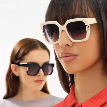 Klasické Značky Dizajnér Námestie slnečné Okuliare Ženy, Pre Mužov 2023 Trendy Slnečné Okuliare Módne staroružovej Luxusné Elegantné Odtiene UV400