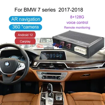 Android 12 Apple Carplay Android Auto Adaptér Bezdrôtovej siete autorádia pre BMW 7 Series 730li 740li 750li M760li 2017-2018