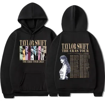 Taylor 2023 Sveta Eras Tour Koncert s Kapucňou, pánske, dámske Oblečenie Mikina Módne Harajuku Nadrozmerné Hoodies Streetwear