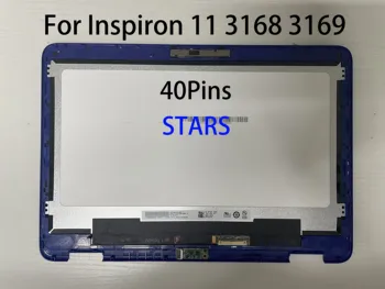 11.6 Palce Pre Dell inspiron 11 3168 3169 LCD Displej Dotykový Displej Digitalizátorom. Sklenený Panel s montážou rámu 40Pins B116XTB01.0