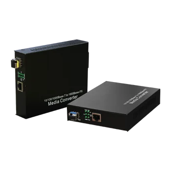 Amoonsky MC801L LC Rozhranie Multi-mode Optického Prevodníka Vrátane 1 Vysielač a 1 Prijímač pre Vonkajšie LED Obrazovky