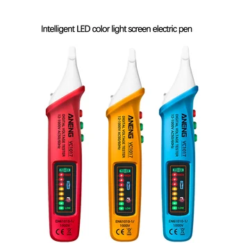 Indukčné Testovanie Pero Non-kontakt Indukčné Pero LED Baterka Vysokej Citlivosti Line Break Point Zero Line Detekcia