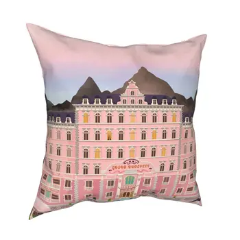 Grand Budapest Hotel Wes Anderson Film obliečka na Vankúš Vankúš Dekorácie Minimalistický Hodiť Vankúš Kryt Auta 40*40 cm