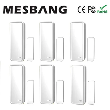 Mesbang bezdrôtový senzor dverí okno, dvere detektor senzory 433 MHZ pre GB09 wifi, gsm alarm systém doprava zadarmo