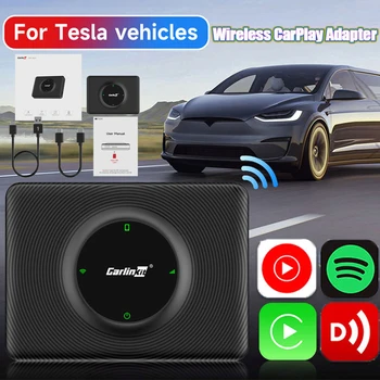 Carplay Mini AI Box 2.4 G+5G WIFI Carplay Aktivátor Modul Plug and Play, Bluetooth-kompatibilné pre Iphone IOS pre Tesla Modely Áut