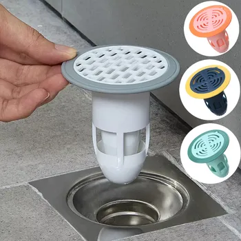 Sprchový Podlahový Odtok Nečistôt Kryt Anti-zápach Umývadlo Plug Bagre Vlasy Pasce Kúpeľňa odvod Vody Filter Hmyzu Prevencie Deodorant