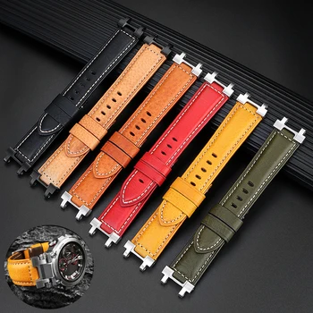 Pre Casio G-SHOCK Taliansko Cowhide Popruh MTG-B1000 MTG-G1000 Upravené 24mm kvalitné Originálne kožené pánske watchband príslušenstvo