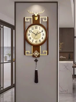 Nákladná bez domova hodiny hodinky Klasická nový Čínsky štýl jednoduché módy obývacia izba hodiny