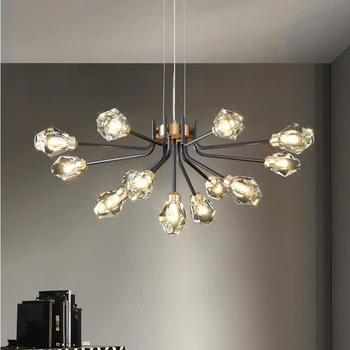 K9 Krištáľový luster obývacia izba moderné luxusné osvetlenia ostrov jedáleň, spálňa dekoratívne osvetlenie, Nordic jednoduché svietidlá