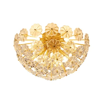 Lustre Svetlá LED stropné svietidlo Luxusné Postmoderných Romantický Petal Osobnosti Spálňa Izba Dekor zavesiť