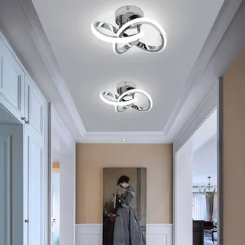 Moderné LED uličkou stropné svietidlo tvorivé osobnosti obývacia izba hotel chodby, schody viacerých krúžok Ming farba vstup osvetlenie