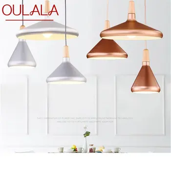 OULALA Nordic Prívesok Svetlá Moderný Jednoduchý LED Lampy, Svietidlá Pre vnútorné Dekoratívne Jedáleň