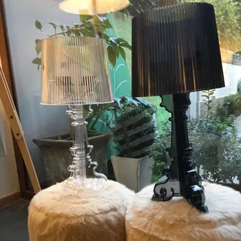 GZMJ Divov Tiene Svetlo Moderné Priehľadný ABS Plast Phantom Spálňa Posteli Stolové Lampy, LED Lampa na Stôl Svetlá