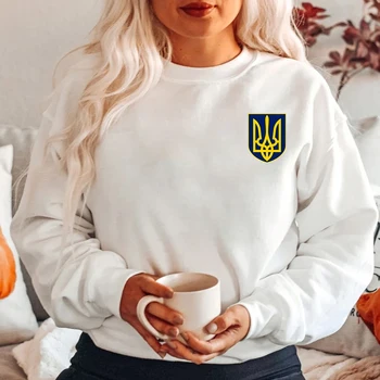 Ukrajina Trident Mikina Vlajkou Armády Zelenskyy Ukrajina Hoodie Unisex Ucrania Pulóver Unisex Vintage Crewneck Mikiny