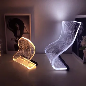 Kreatívne magic carpet Stolové Lampy, Stmievanie Romantickú Atmosféru Svetlá USB Spálňa Nočné Lampy, obývacia izba Umelecké Dekoratívne Lampy
