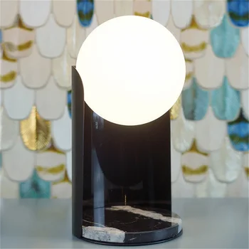 TEMAR Nordic stolná Lampa Moderné Sklenené Tienidlo Stôl Svetlo LED Domova Obývacia Izba, Spálňa