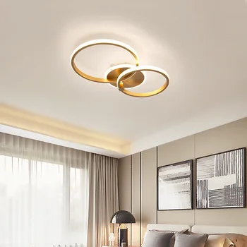Krúžok akryl stropná lampa, vnútorné obývacej izby, spálne, jedálne, chodby, kreatívne a jednoduché LED nočné svetlo