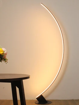 Jednoduchá Obývacia Izba Podlaha Lampa Dizajnér Spálňa Posteli a Gauč Mesiac Rybárske Lampy