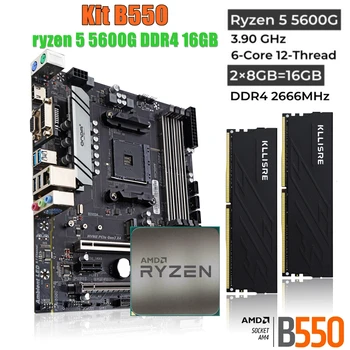 ONDA B550 Doske Auta S AMD Ryzen 5 5600G R5 CPU Procesor DDR4 16GB(2*8GB) 2666MHz Pamäť AM4 Nastaviť