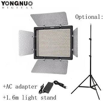 YONGNUO YN600L II 5500K CRI 95 LED Svetlo s 2.4 G Bezdrôtové Diaľkové Ovládanie 600 LED Video Svetlo s Napájací Adaptér pre DSLR