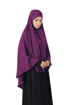 Islamský Ramadánu Moslimských Hidžáb Dlho Khimar Ženy Formálne Modlitby Odev Niqab Turecko Musulman Jurken Jilbab Djellaba Namaz Burka