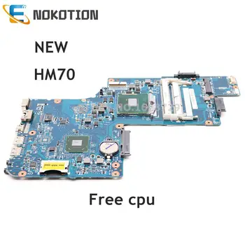 NOKOTION NOVÉ H000052740 H000052730 Pre Toshiba Satellite L850 C850 Notebook Doske 15.6 palce HM70 GMA HD DDR3 Zadarmo cpu