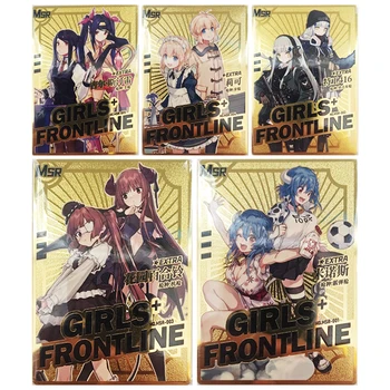 Bohyňa Príbeh Dievčatá Frontline MSR karty Samoopaľovacie zber Anime postavy, Hra karty detské hračky Vianoce, Narodeninové darčeky