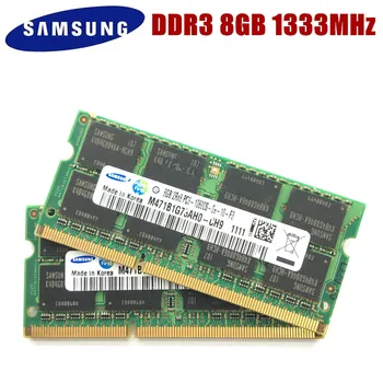 Samsung Notebook RAM 8 GB 4 GB 2 GB 1 GB DDR3 DDR3L PC3 PC3L 1066 1333 1600 Notebook Pamäť 10600S 1G 2G 4G 8G SODIMM
