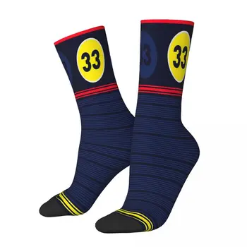 33 Racing F1 Formula 1 Ponožky Muž Mens Ženy Jeseň Pančuchy Harajuku