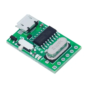 1Pcs USB converter TTL Micro UART modul CH340G CH340 3.3 V, 5V prepínač pre downloader pro mini