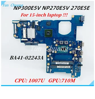 BA41-02243A Doske Pre Samsung NP300E5V NP270E5E NP270E5V 15 Palcový Notebook Doska S 1007U CPU 710M GPU 100% Testované