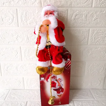 VIP Šťastný Nový Vianočné Dekorácie Santa Claus Automatické Lezenie Na Lano Pre Domáce Vnútorné Nakupovať Vianočné Darčeky Stenu Okna Visí