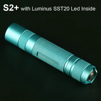 Azúrová Zostavy S2+ s Luminus SST20 Led Baterka 18650 Lanterna Flash Pochodeň Svetla Rybárske potreby na Kempovanie Prenosné Osvetlenie Lady Lampa