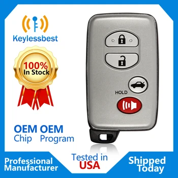 4 Tlačidlá 314.3 MHZ Keyless Entry Fob Smart Remote Auto Kľúč Pre Toyota Avalon Camry Venza 2007-2010 FCC ID: HYQ14AAB
