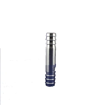 304 Nerezovej Ocele 6 mm Hadice Barb tvarovku Spoločné Spojka Konektor Pre Vodu, Vzduch, Olej, Dĺžka 80mm