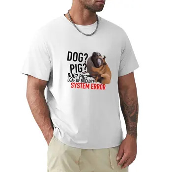 Pes prasa captcha Na mitchells vs stroje T-Shirt Short sleeve tee obyčajný t-tričko T-shirt krátke pánske bavlnené tričká