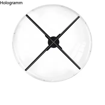 40 cm 50 cm 3D Hologramm Projektor Odtiene Lampa ochranný Kryt Holografické Ventilátor Svetlo Prípade Reklamy Stroj Ventilátor Acyrlic Shell