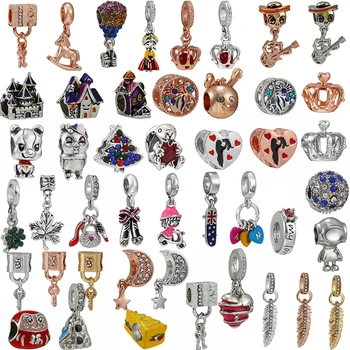 10Pcs/Veľa Key Lock Koruny MAMA Hrad Charms Korálky Prívesok Fit DIY Náramky, Náhrdelníky Pre Ženy, Mužov, Deti, Šperky, Takže Veľkoobchod