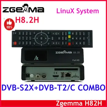 2023 ZGEMMA H8.2H Satelitná TV Prijímač Linux Enigma2 Receptor DVB-S2X+DVB-T2/C H2.65 1080P HD Digitálny Satelitný Prijímač