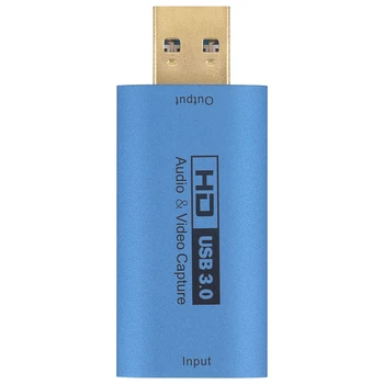 1 Kus Kompatibilný s HDMI Zachytiť Kartu 4K 60Hz HD Video Capture Karty USB3.0 Zachytiť Kartu