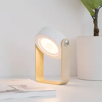 LED Skladacie Stolové Svietidlo Svietidlo Svetlo USB Nabíjateľné Dotykový Snímač Dimmer Prepínač Stolná Lampa Pre Nočné Čítanie Outdoor Camping