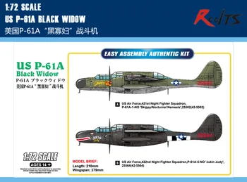 Hobbyboss 1/72 87261 Northrop P-61A Black Widow-zmenšený Model Auta