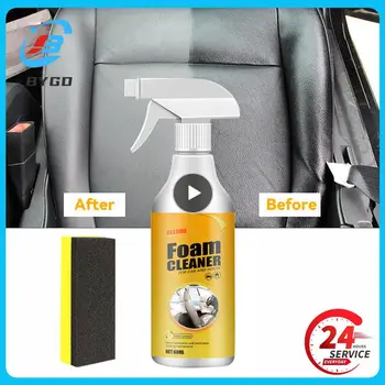 Auto Foam Cleaner Spray Čistič Domov Pena Odstraňovač Prachu Auto Panel Sedadlá Kožený Umývanie Agent Auto Nástrojov Na Čistenie Interiéru