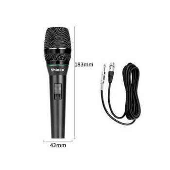 6 Ks Profesionálny Dynamický Mikrofón (Dodávka Spolu S Vysielačom Box)