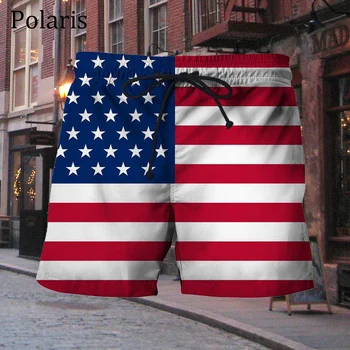 Vlajku USA Nohavice, Aby Amerika Skvelé Opäť štátny Znak Krátke Nohavice Pre Mužov Luxusné Bežné Šport Runing Telocvični Pláži Rýchle Suché Muž